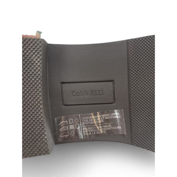 Cobb Hill Burgundy‎ Leather Loafers Women’s 7W | Janney Penny Comfort Flats - Picture 4 of 7